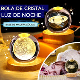 Lámpara Lunar 3D: Magia en Cristal